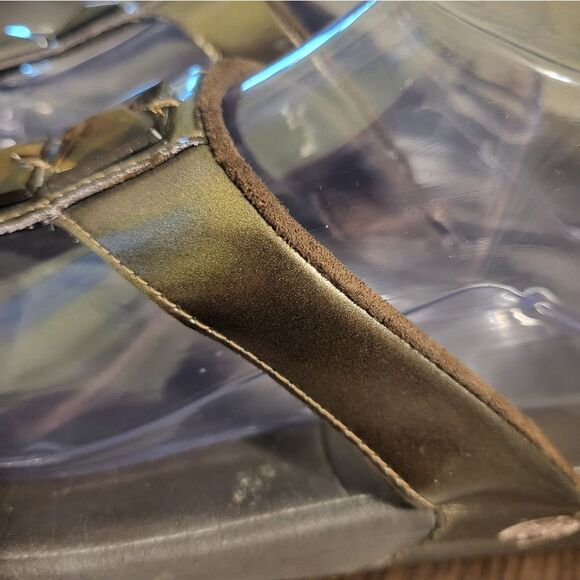 Fitflop Gold Embellished Womens Thong Sandals, Size 11 - Picture 8 of 10